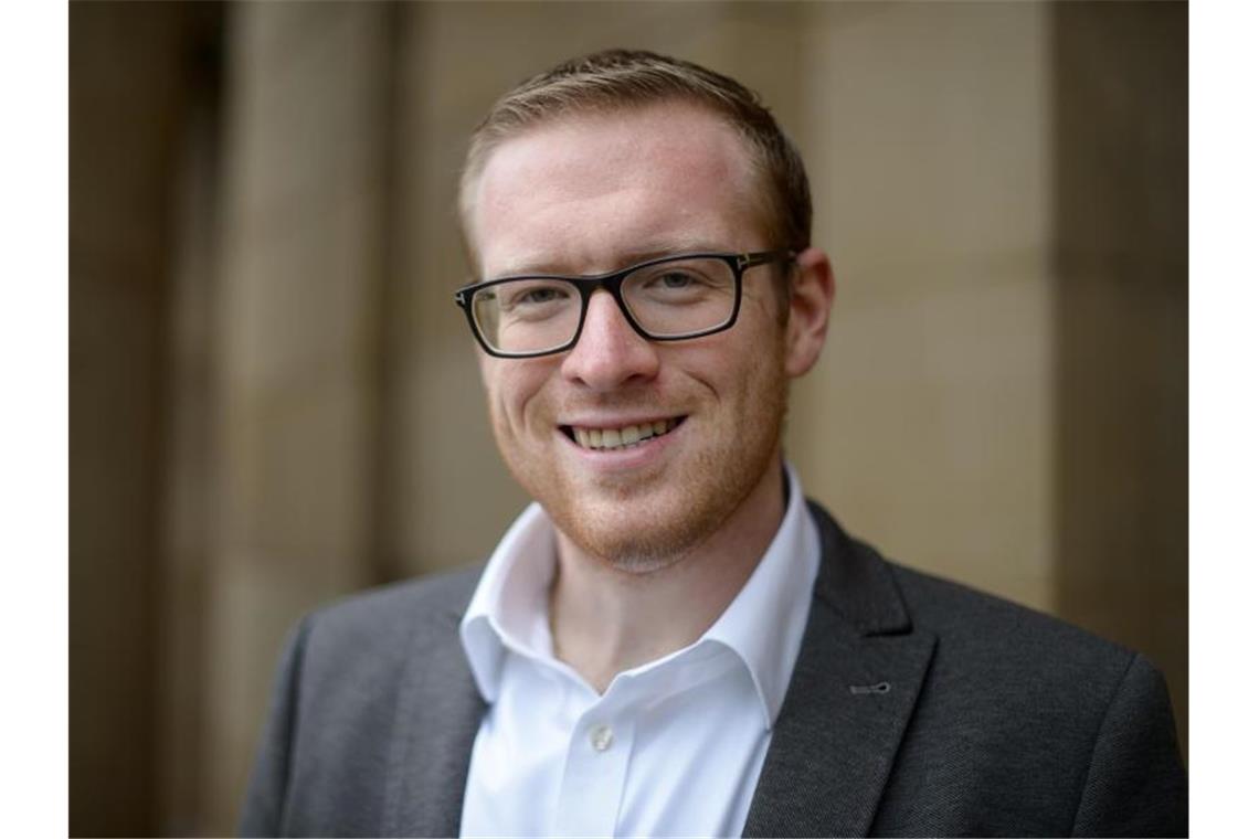 Philipp Bürkle, Landesvorsitzender der Jungen Union in Baden-Württemberg. Foto: Sina Schuldt/dpa/Archiv