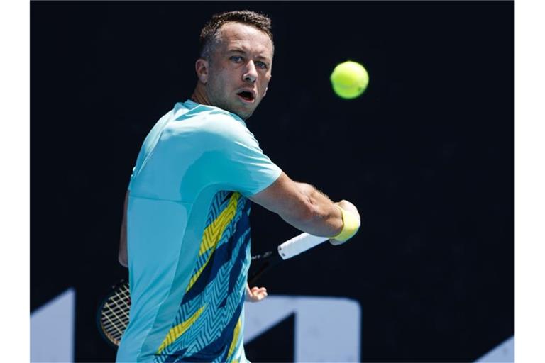 Philipp Kohlschreiber erreichte in Melbourne die nächste Runde. Foto: Frank Molter/dpa