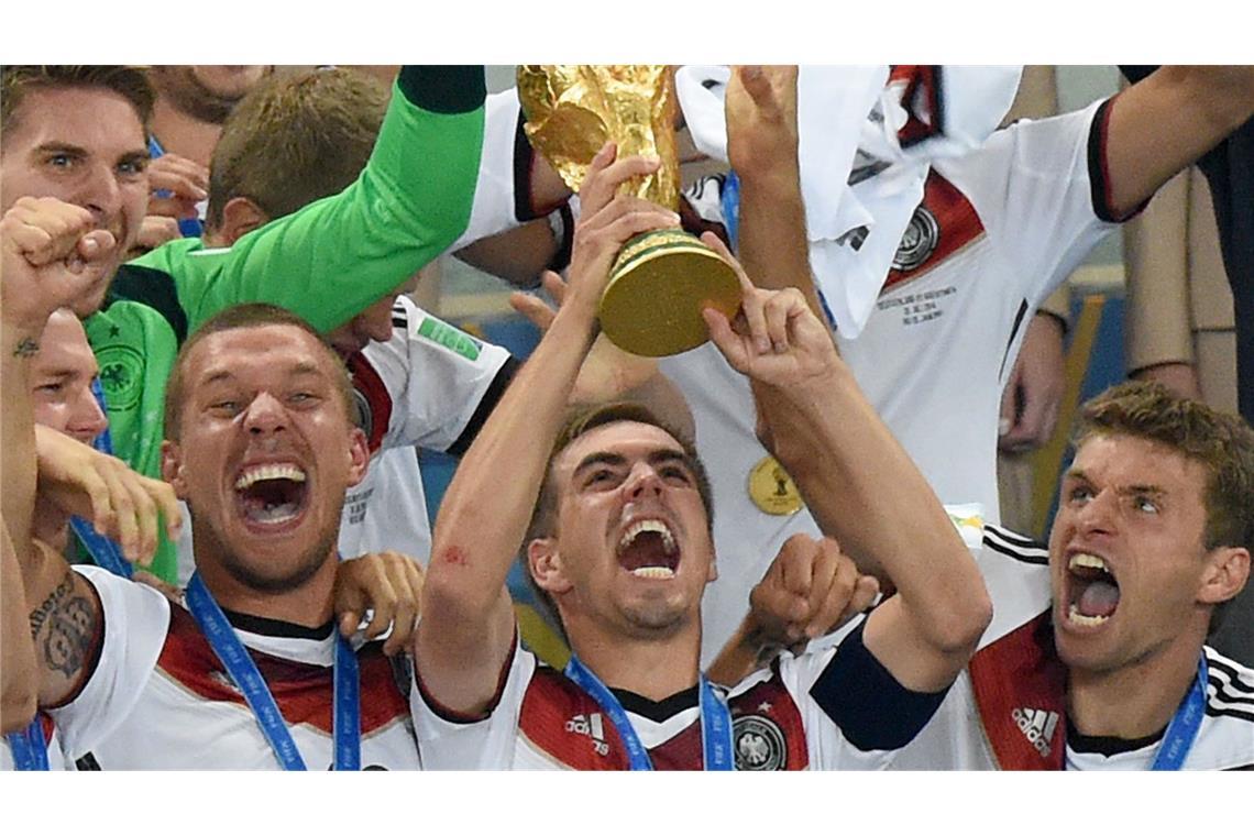 Philipp Lahm gewann mit der DFB-Elf 2014 die Fußball-WM.