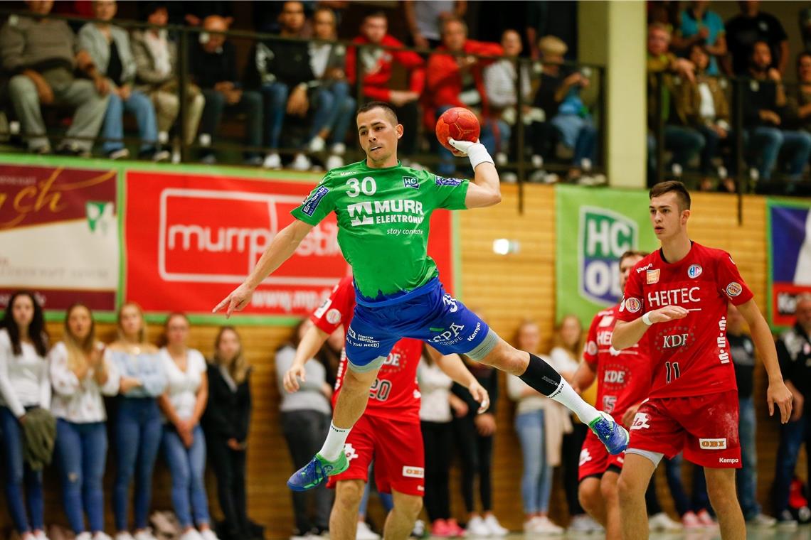 Philipp Maurer trifft mit dem HC Oppenweiler/Backnang morgen auf seinen Ex-Verein TSB Horkheim. Foto: A. Becher