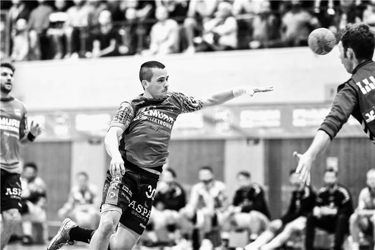 Philipp Maurer will mit dem HC Oppenweiler/Backnang das Drittliga-Heimspiel unbedingt erfolgreich gestalten. Foto: A. Becher