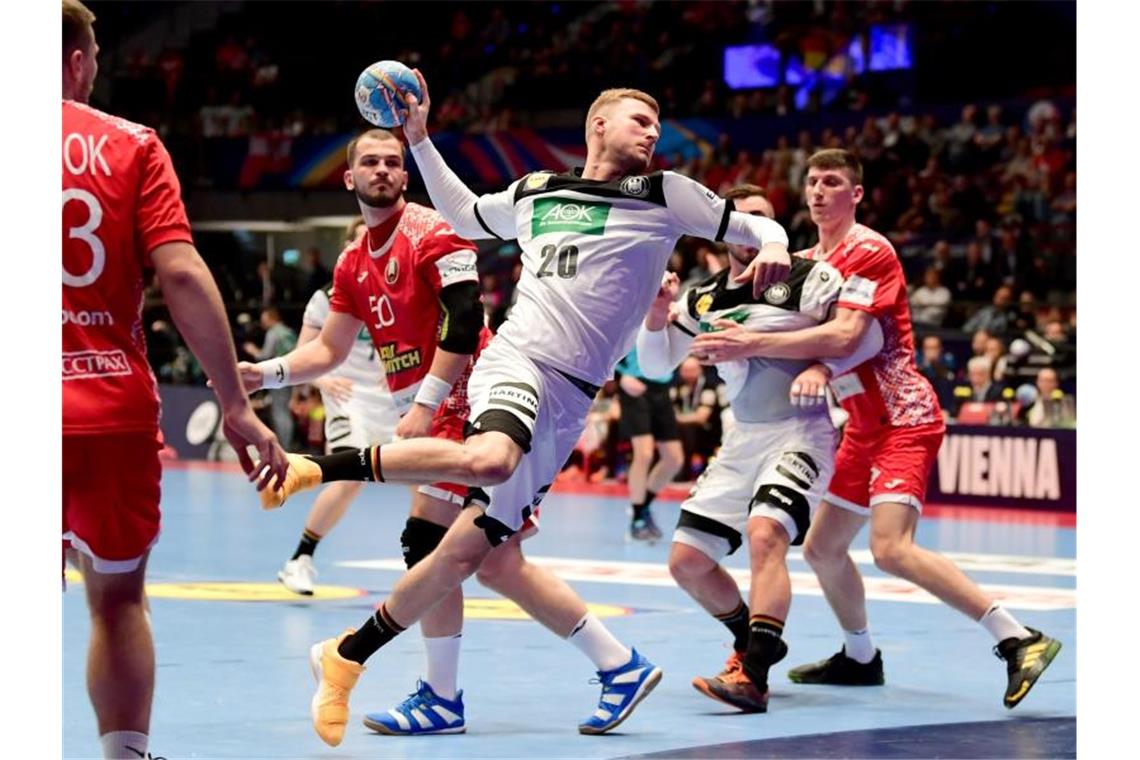 Deutsche Handballer wie verwandelt: Sieg über Weißrussland