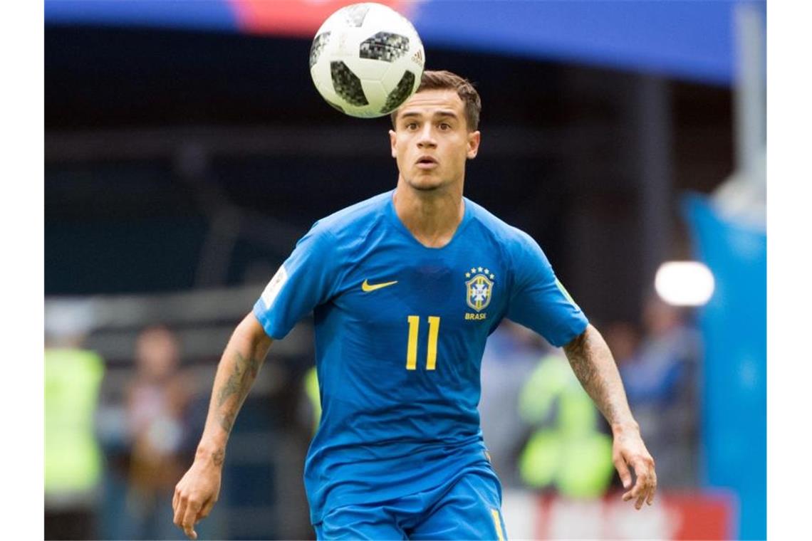 Philippe Coutinho im Trikot der brasilianischen Nationalmannschaft. Foto: Federico Gambarini