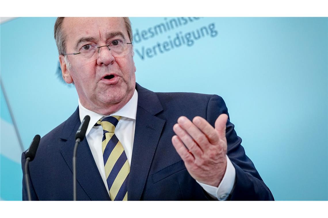 Pistorius bemüht sich um Deeskalation. (Archivbild)