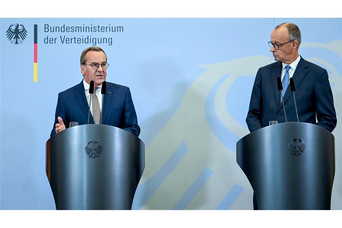 Neuer Wehrdienst auf dem Weg - Pistorius: "Riesenschritt"