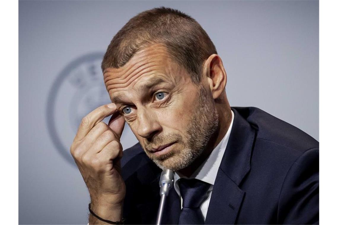 Plant weiterhin bei der EM mit einem paneuropäischen Turnier: Aleksander Ceferin, UEFA-Präsident. Foto: "robin Van Lonkhuijsen"/ANP/dpa