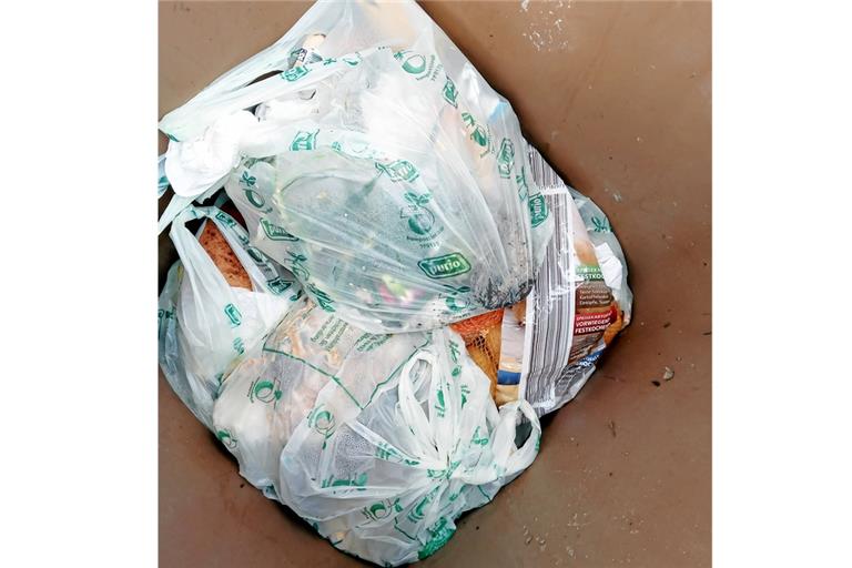 Plastikbeutel sind im Biomüll künftig nicht mehr erlaubt. Foto: AWRM