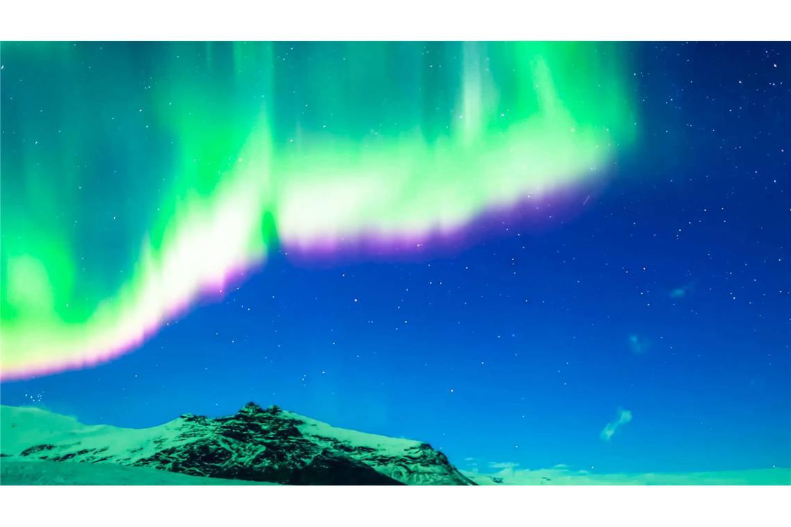 Polarlicht am Nordhimmel.