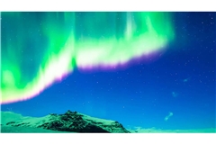 Polarlicht am Nordhimmel.