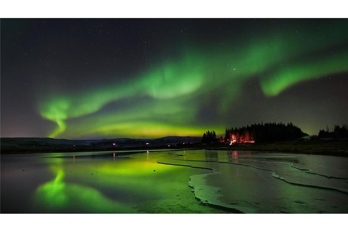 Polarlichter über Island