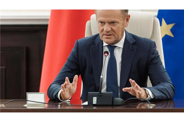 Polens Ministerpräsident Donald Tusk fordert Beratungen mit den Verbündeten. (Foto Aktuell)