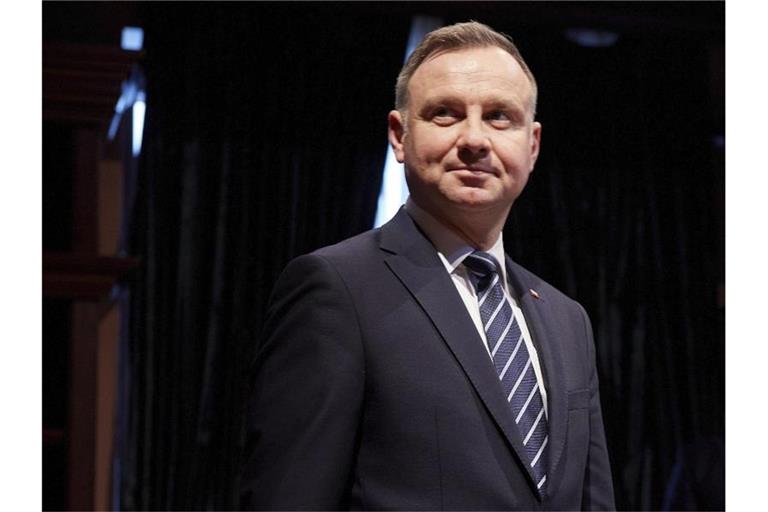 Polens Präsident Andrzej Duda. Foto: Ukrainian Presidential Press Office/AP/dpa/Archiv