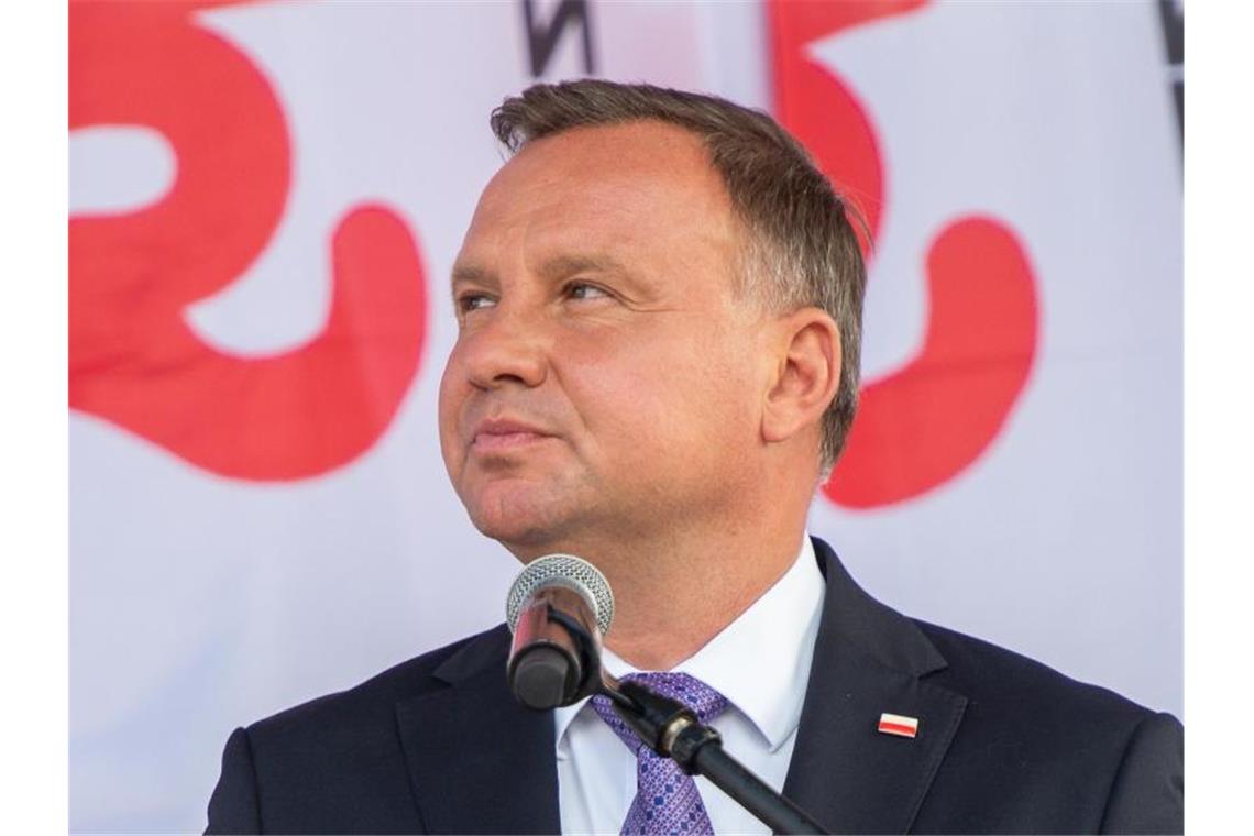 Präsident Duda wird Merkel bei Warschau-Visite nicht treffen Polens Präsident Andrzej Duda wird am Wochenende keine Zeit finden, Kanzlerin Merkel zu treffen. Foto: Mateusz Slodkowski/SOPA Images via ZUMA Wire/dpa