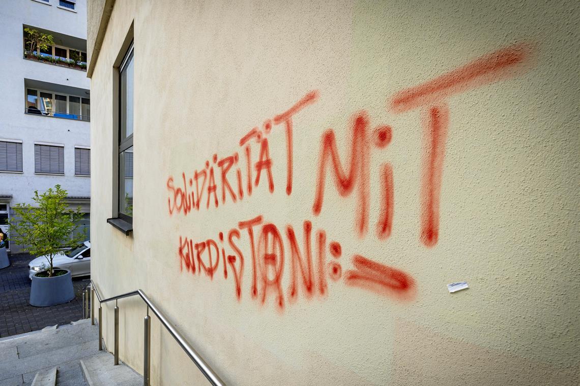 Politische Statements sind auch in Backnang hin und wieder zu lesen. Archivfoto: Alex Becher