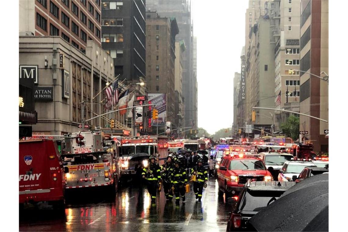 Ursachenforschung nach Helikopterabsturz in Manhattan