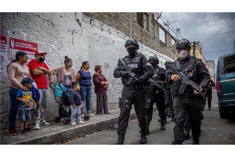 Polizeibeamte in Mexiko-Stadt (Symbolbild)