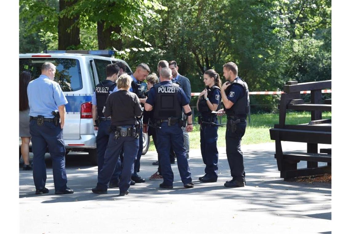 Polizeieinsatz am Tatort in Berlin-Moabit. Foto: Paul Zinken