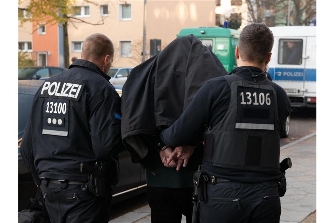 Polizeieinsatz gegen Clan-Kriminalität in Berlin. Foto: Paul Zinken/dpa/Archiv