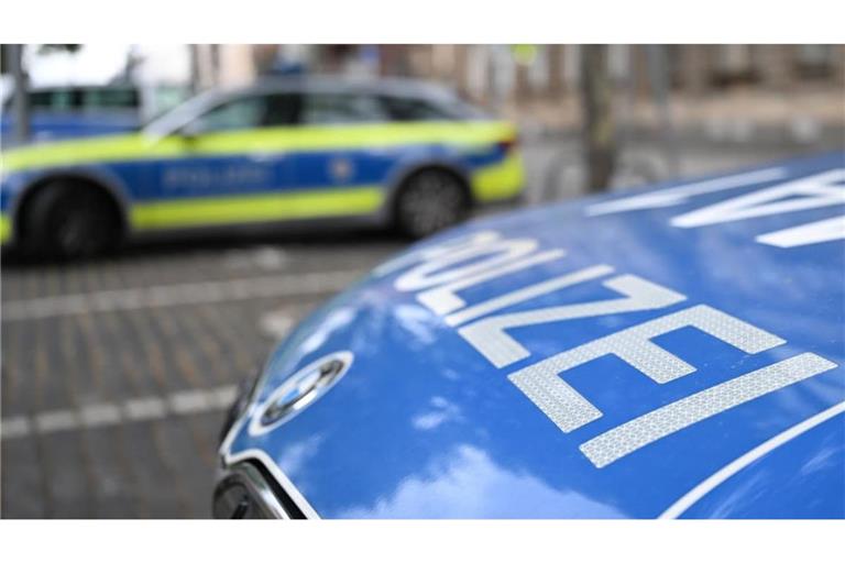Polizeifahrzeuge stehen vor einer Polizeiwache. (Symbolbild)