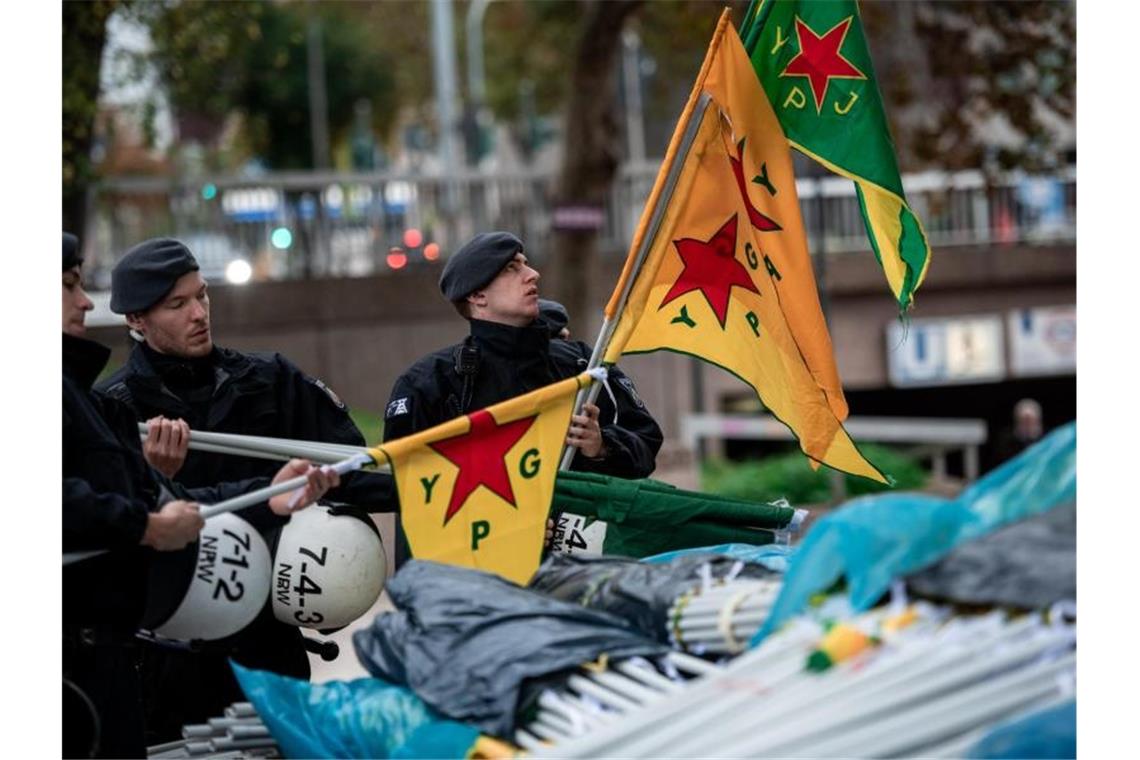 Tausende bei Kurden-Demos in deutschen Städten