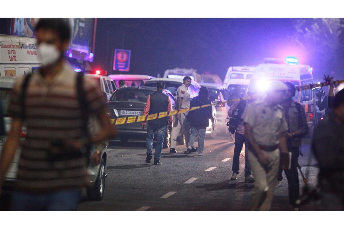 Minister: Mindestens acht Tote bei Autoexplosion in Delhi