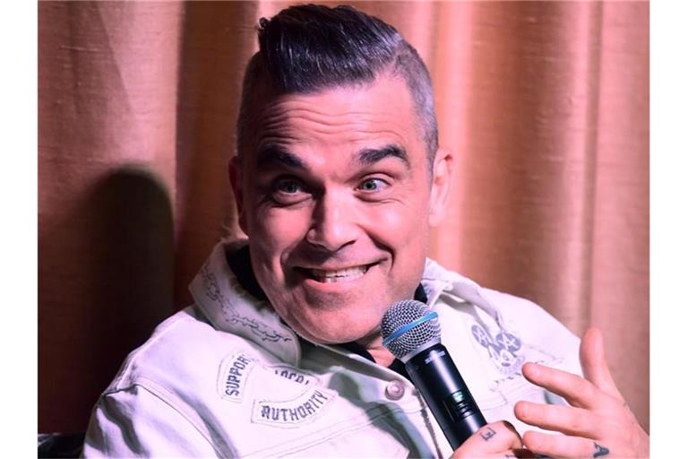 Popstar Robbie Williams. Foto: Ian West/PA Wire/dpa/Archivbild