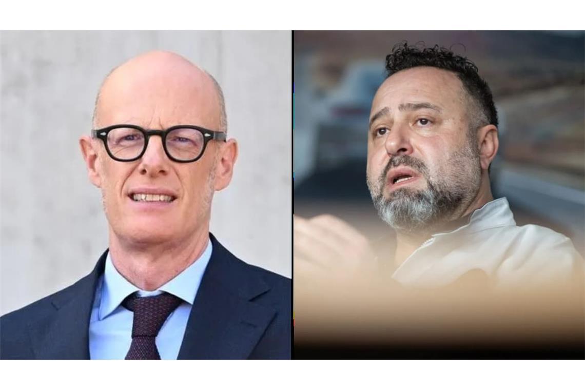 Porsche-Chef Michael Leiters (li) und Betriebsratschef Ibrahim Aslan (re) haben sich bereits im Sommer auf ein umfasendes Spar- und Zukunftspaket geeinigt.