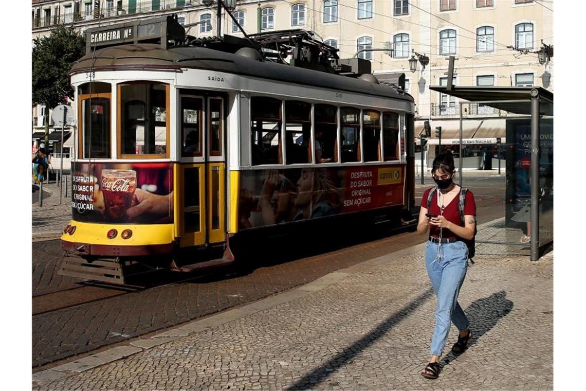 Portugals Hauptstadt Lissabon ist von der Bundesregierung zum Corona-Risikogebiet erklärt worden. Foto: Pedro Fiuza/XinHua/dpa