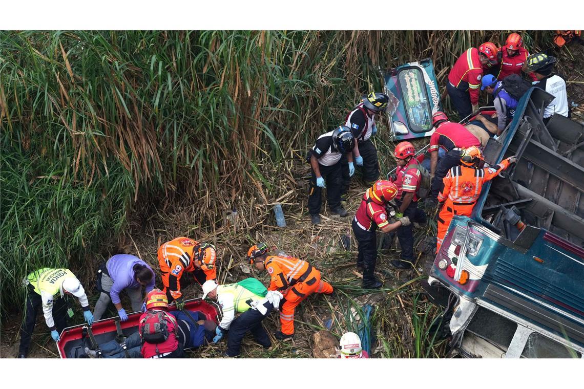Mehr als 50 Tote bei Busunglück in Guatemala