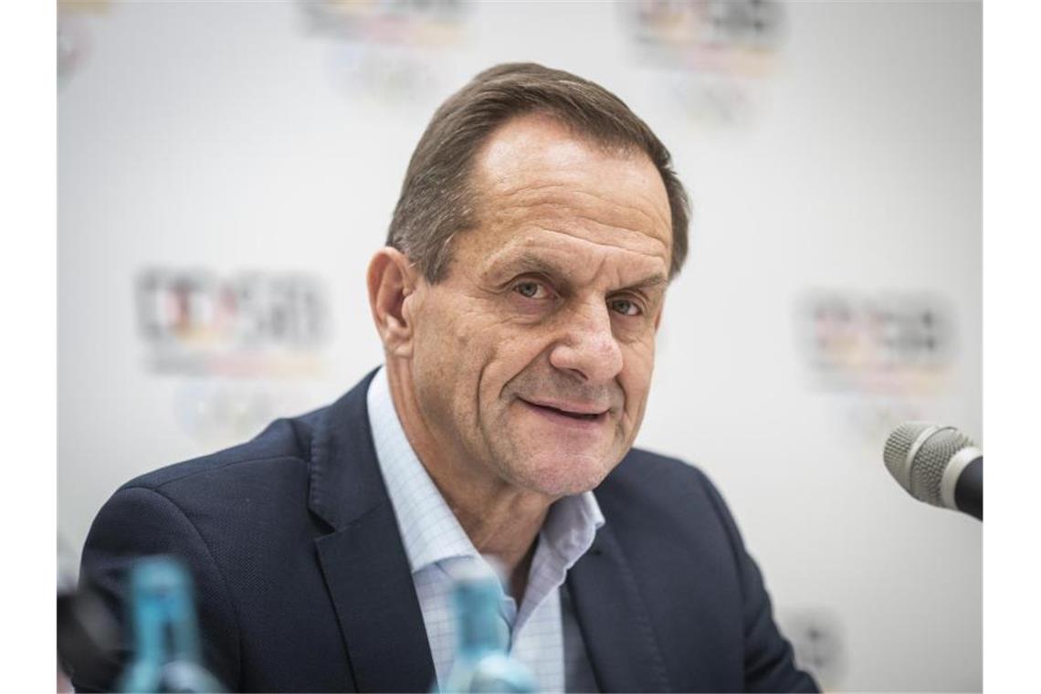Präsident des Deutschen Olympischen Sportbundes: Alfons Hörmann. Foto: Frank Rumpenhorst/dpa