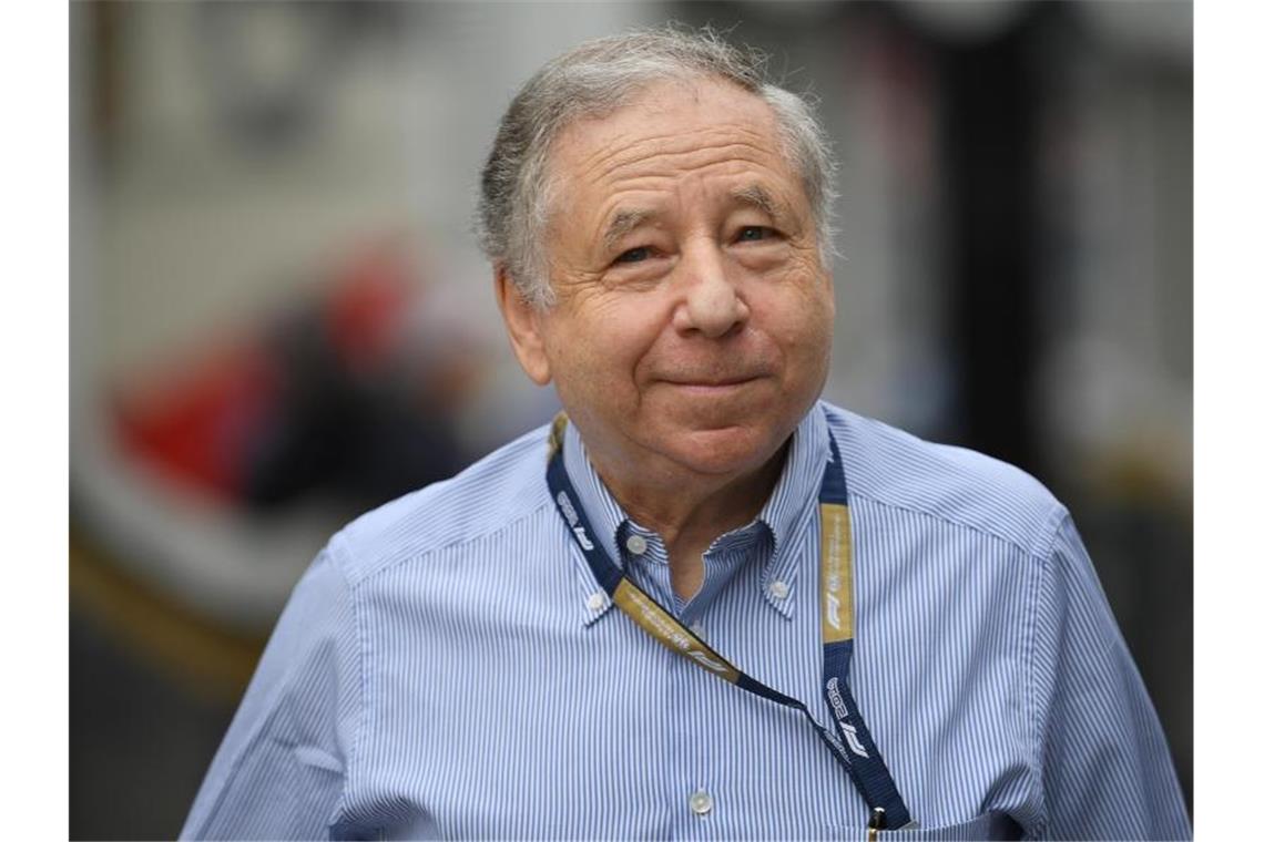 Formel-1-Reformen fix: Spannenderer Wettkampf, mehr Rennen Präsident des Welt-Automobilverbands FIA: Jean Todt. Foto: Sebastian Gollnow/dpa