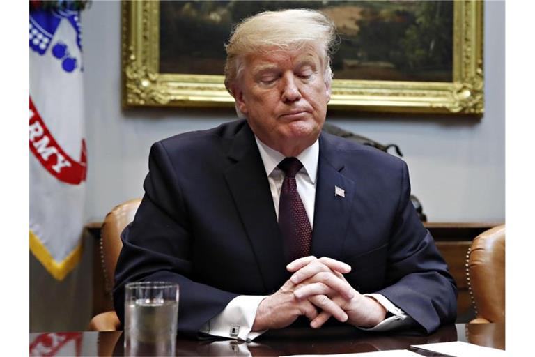 Präsident Donald Trump im Roosevelt Room des Weißen Hauses. Foto: Jacquelyn Martin/AP