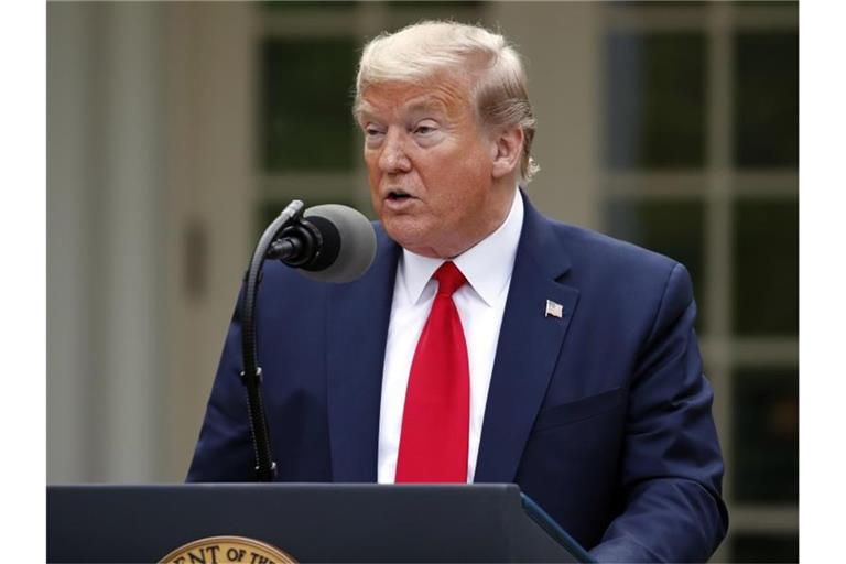 Präsident Donald Trump stoppt US-Beiträge an die WHO. Foto: Alex Brandon/AP/dpa