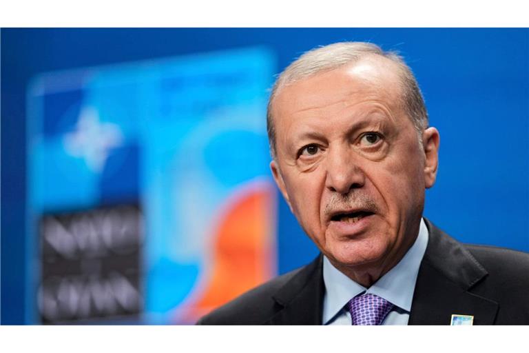 Präsident Erdogan begrüßt die Waffenniederlegung