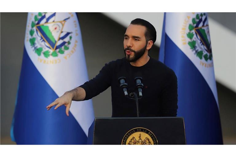 Präsident Nayib Bukele regiert das kleinste mittelamerikanische Land seit 2019. (Archivbild)