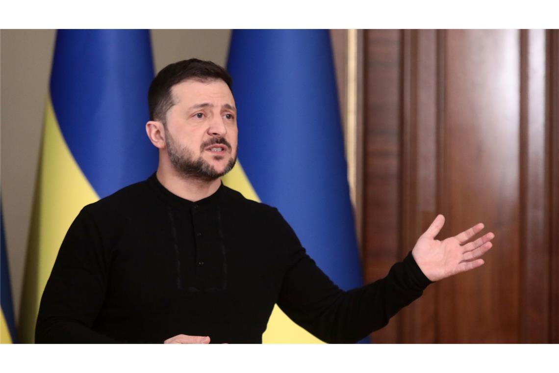 Selenskyj: USA können Putin zu Frieden zwingen Präsident Selenskyj setzt auf Washington.