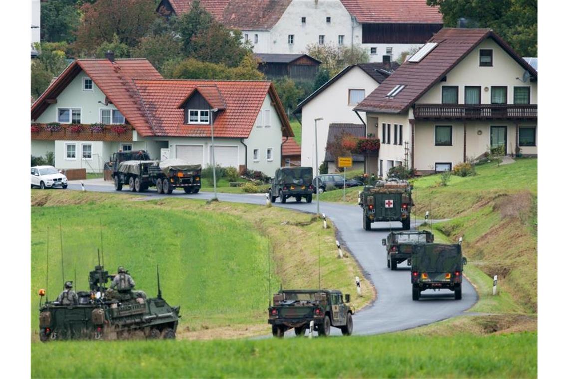 Präsident Trump plant zukünftig mit weniger US-Soldaten in Deutschland. Foto: Armin Weigel/dpa