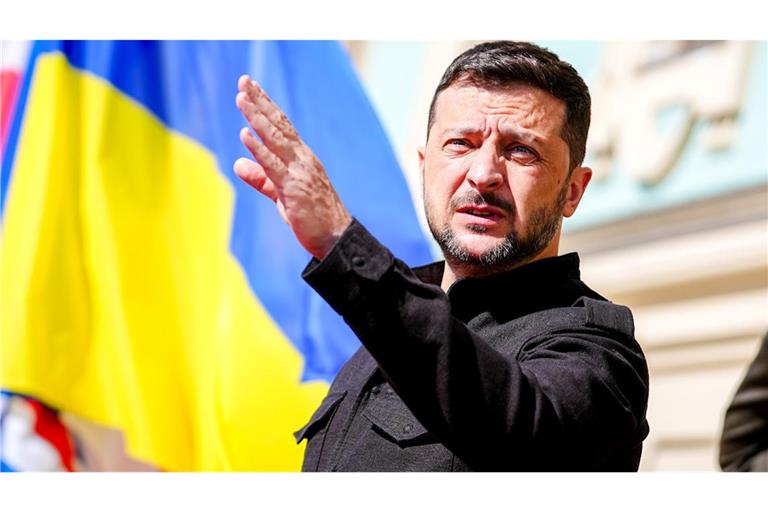 Präsident Wolodymyr Selenskyj will ein Friedensgespräch mit Wladimir Putin.