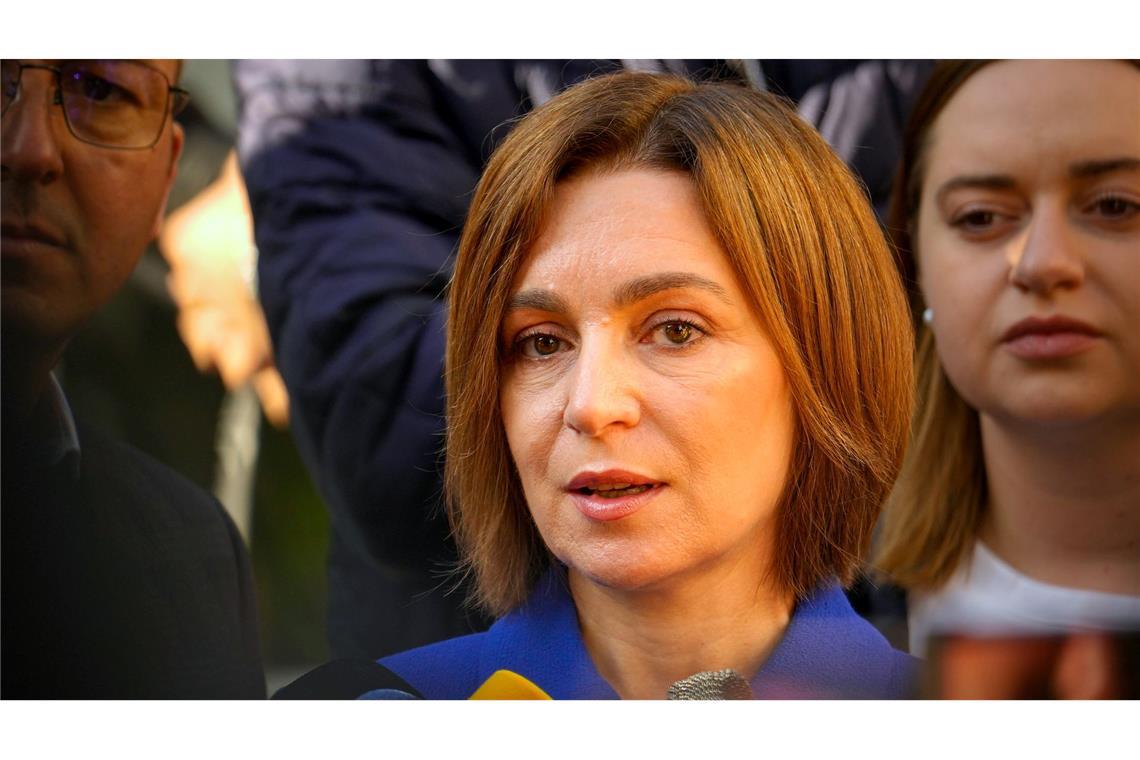 Präsidentin Maia Sandu hofft auf eine Mehrheit proeuropäischer Kräfte im Parlament, um Reformen für einen EU-Beitritt umzusetzen.