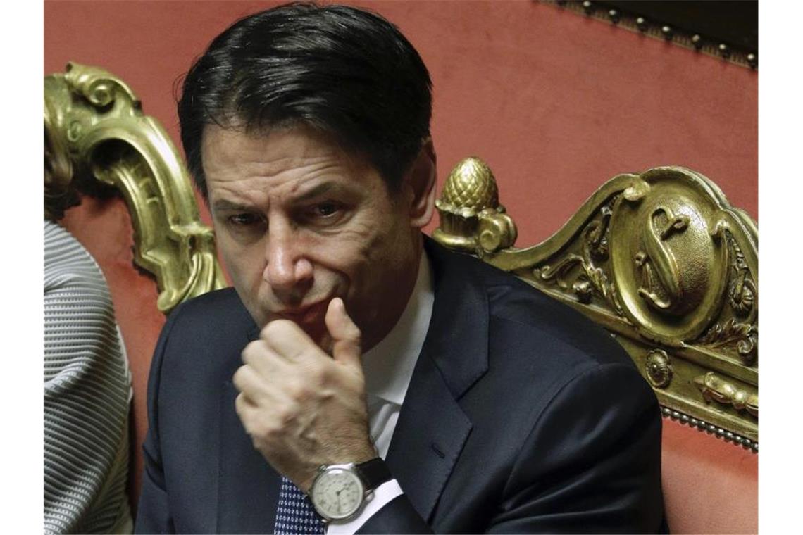 Premier Giuseppe Conte forderte eine Änderung der sogenannten Dublin-Regeln. Foto: Andrew Medichini/AP