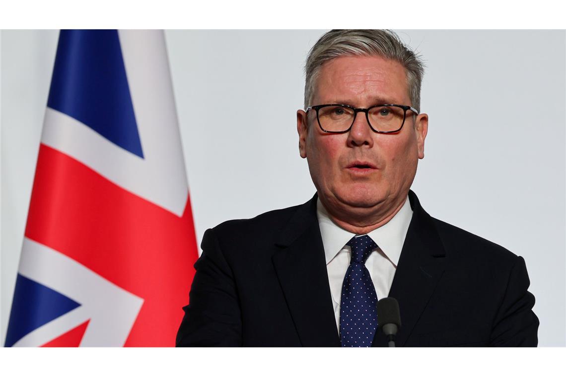 Premier Starmer geht von britischen und französischen Truppen in der Ukraine aus.