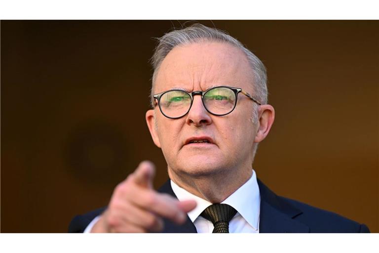 Premierminister Albanese hofft auf eine zweite Amtszeit. (Archivbild)