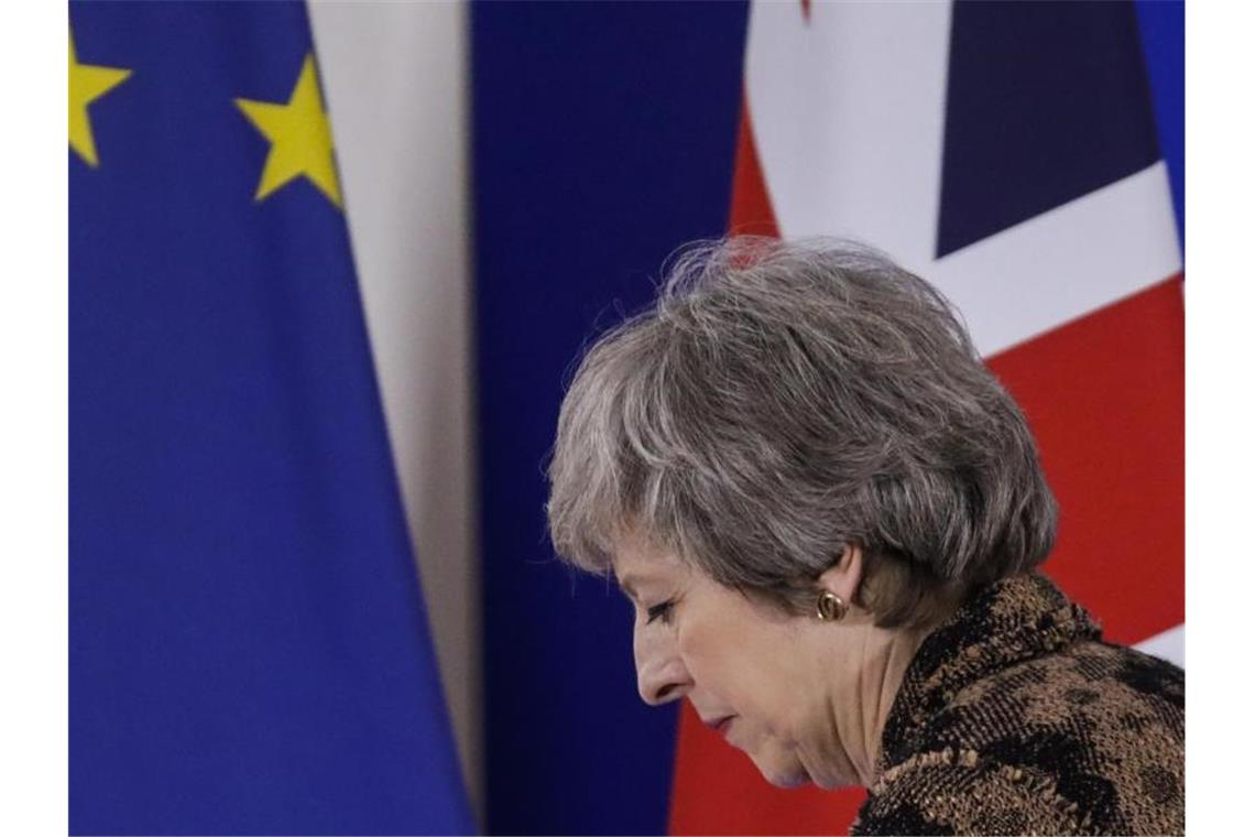 Premierministerin Theresa May hat ihren Rücktritt angekündigt. Foto: Thierry Roge/BELGA/Archiv