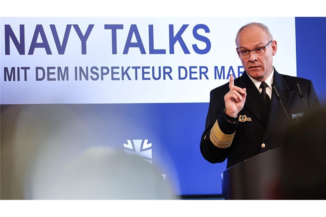 Marine-Inspekteur: Sabotage "auf mehr als einer Einheit" Pressegespräch "Navy Talks"