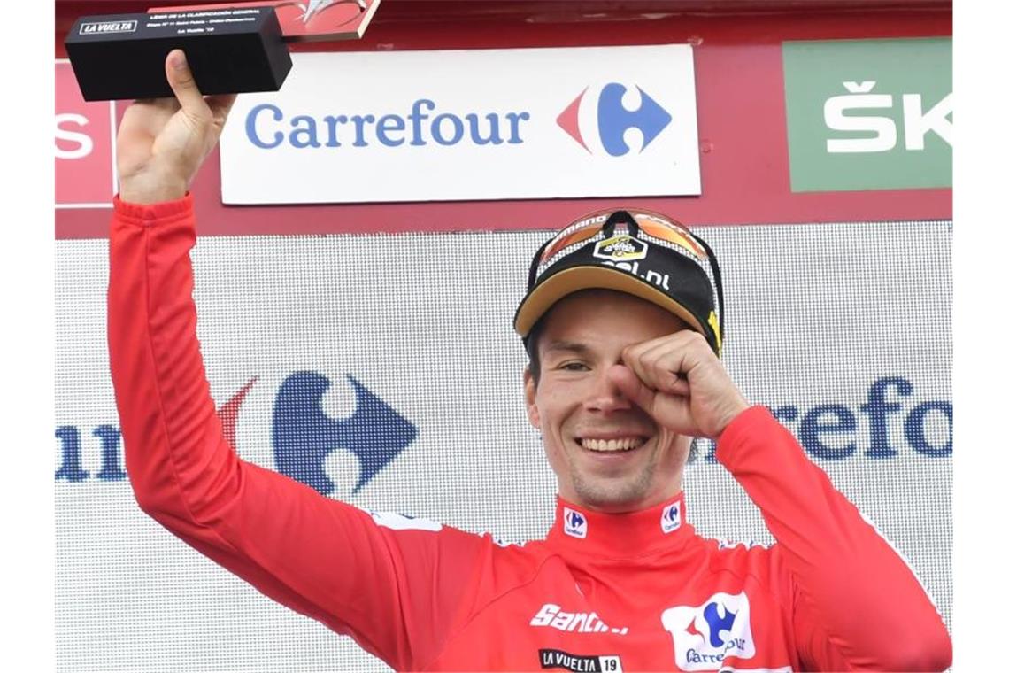 Roglic baut Vuelta-Führung aus - slowenischer Doppelsieg Primoz Roglic will die Spanien-Rundfahrt gewinnen. Foto: Yuzuru Sunada/BELGA