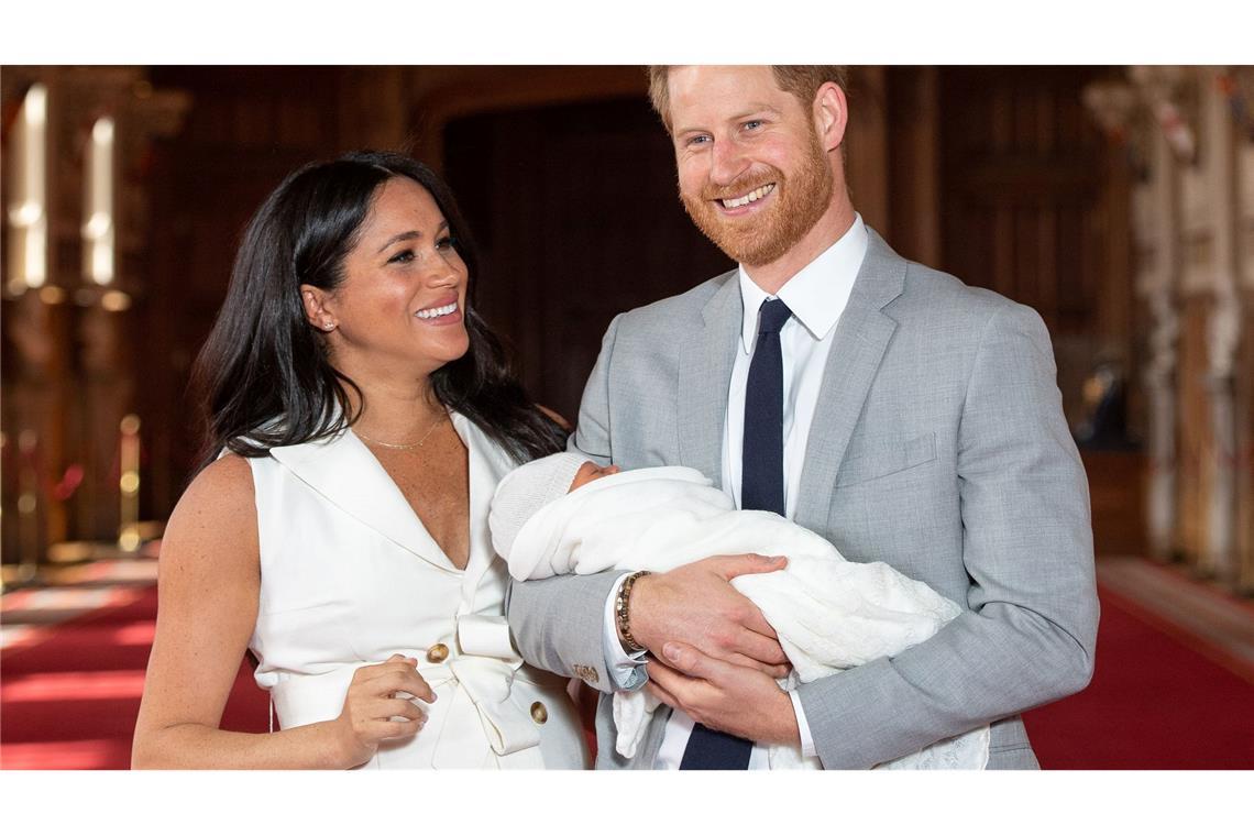 Prinz Archie wurde damals in Windsor präsentiert.(Archivbild)