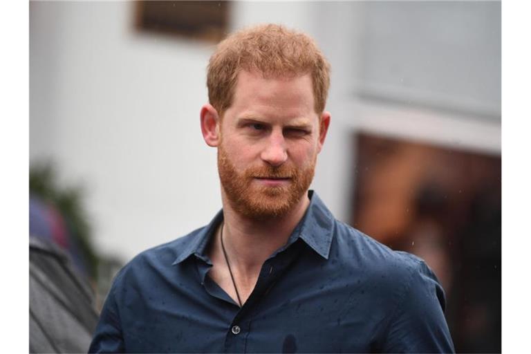 Prinz Harry nimmt am Samstag an der Beerdigung von Prinz Philip teil. Foto: Victoria Jones/PA Wire/dpa