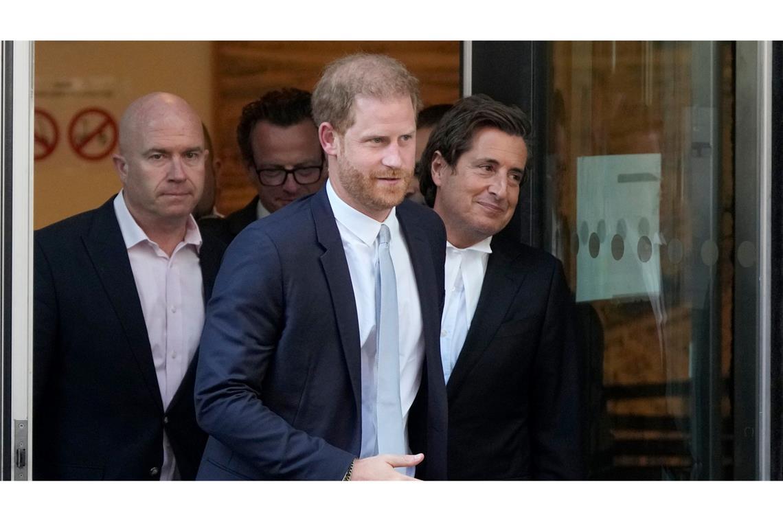 Prinz Harry sagte bereits bei seiner Klage gegen den Verlag des "Daily Mirror" als Zeuge vor Gericht aus. (Archivbild)