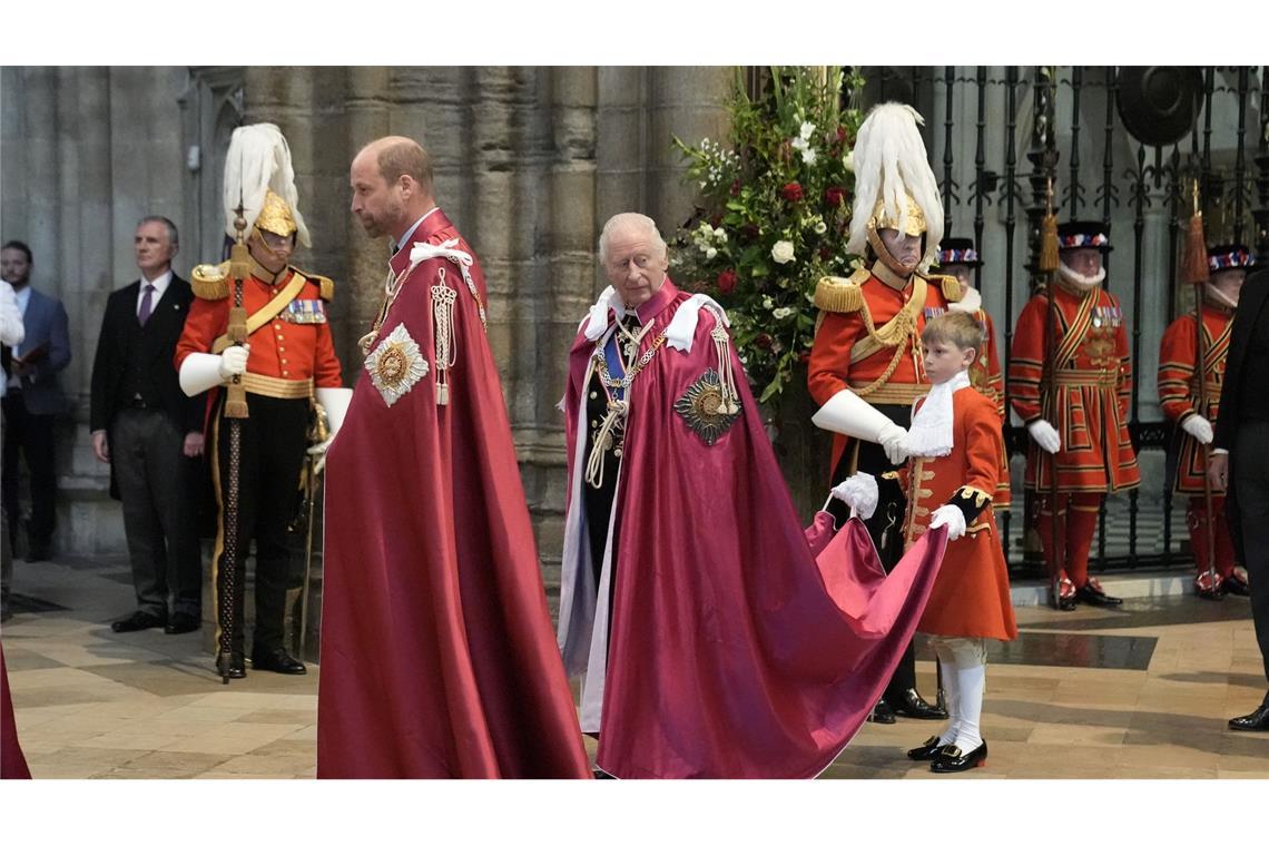 Bilder des Tages Prinz von Wales und König Charles III. besuchen Gottesdienst in London