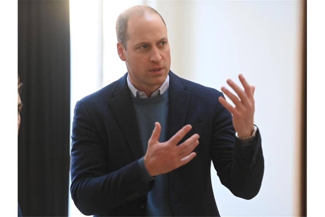 Empörung über Aussage von Prinz William zum Ukraine-Krieg Prinz William: Es sei ein Schock, Krieg auf europäischem Boden zu sehen. Die Briten seien eher daran gewöhnt, Konflikte in Afrika und Asien zu sehen. Foto: Paul Grover/Daily Telegraph via PA Wire/dpa